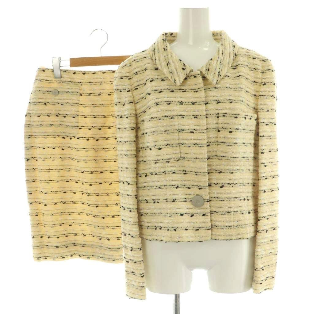 CHANEL 99C Tweed Jacket & Skirt Setup Size 40