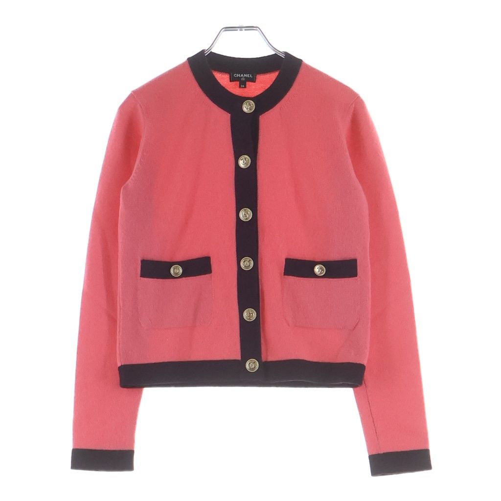Chanel CC Button Cardigan Size 34 Good Condition