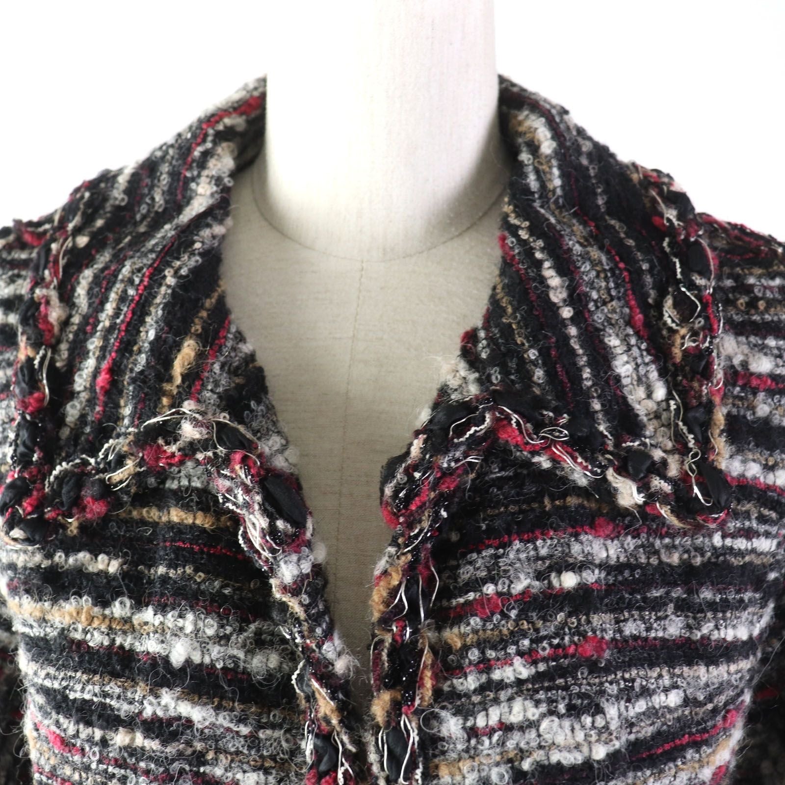 CHANEL Tweed Jacket & Skirt Setup P41820 / P41816 Multicolor Size 36 / 38
