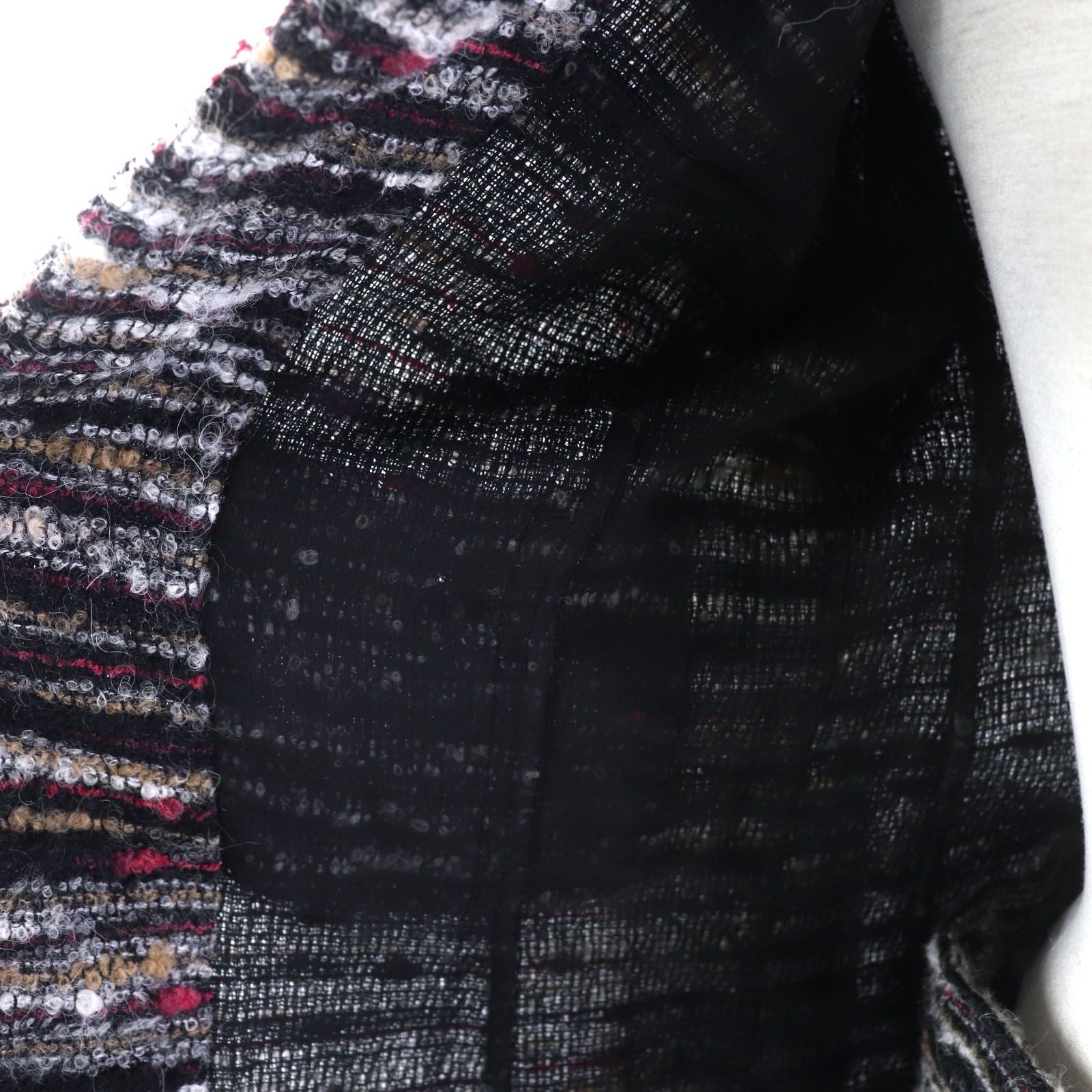 CHANEL Tweed Jacket & Skirt Setup P41820 / P41816 Multicolor Size 36 / 38