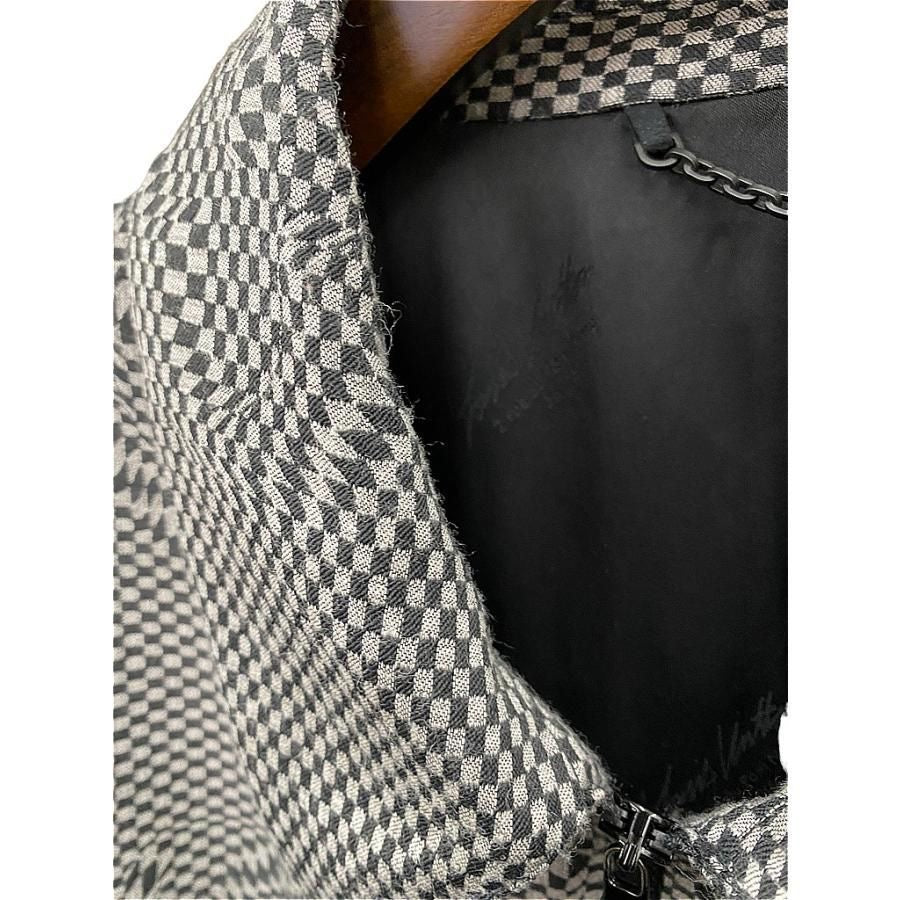 LOUIS VUITTON HKFB1E ジップアップジャケット 21AW 黒灰色 サイズ50