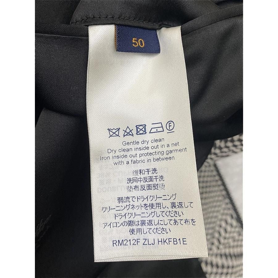 LOUIS VUITTON HKFB1E ジップアップジャケット 21AW 黒灰色 サイズ50