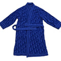 Dior Oblique Bathrobe Gown  / Beach Robe in Blue — Kim Jones