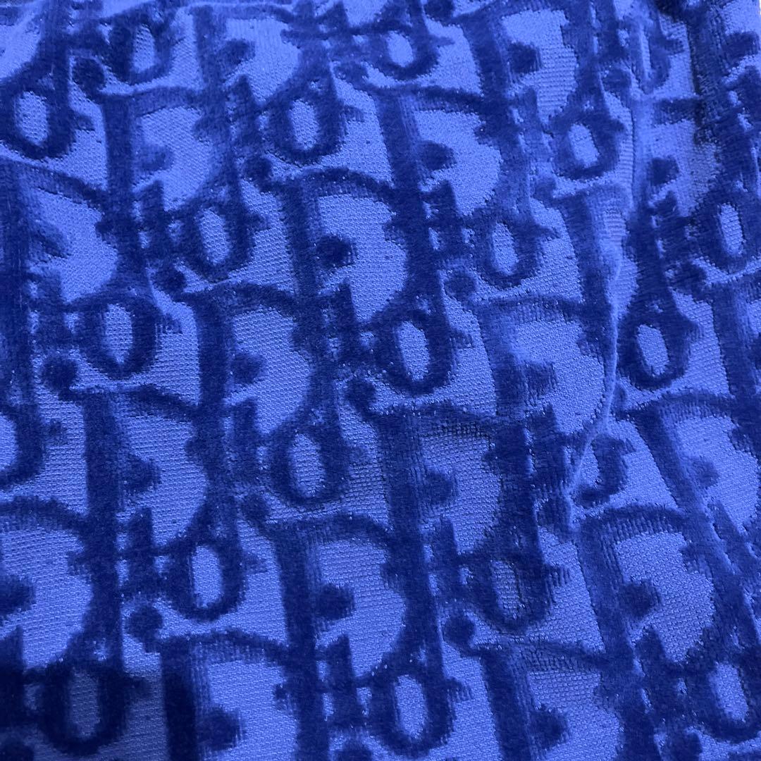 Dior Oblique Bathrobe Gown  / Beach Robe in Blue — Kim Jones