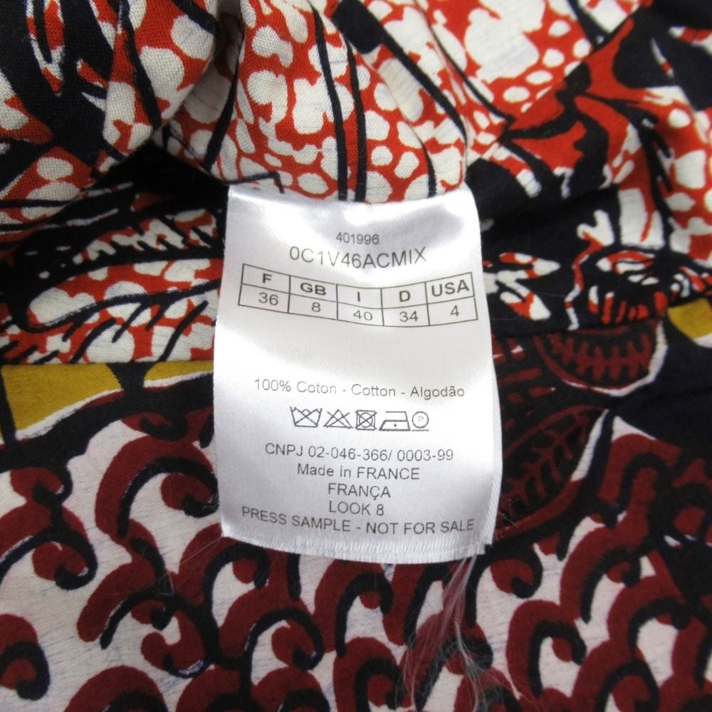 Christian Dior 20SS LA TEMPERANCE All-Over Print Double Breasted Blazer Multicolor Size 36
