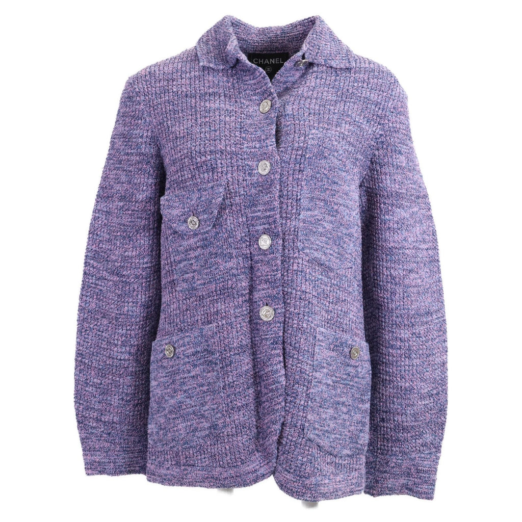 CHANEL 25AW CC Button Knit Jacket — Size 34