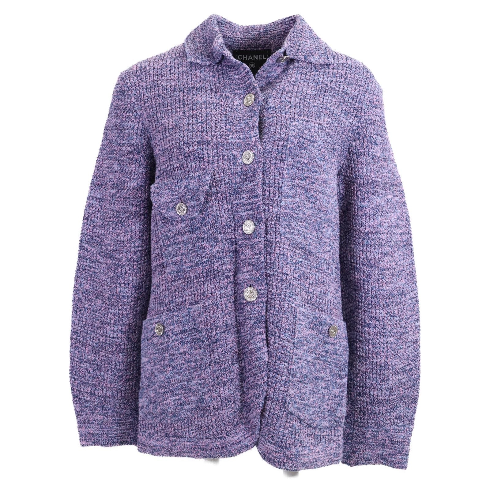 CHANEL 25AW CC Button Knit Jacket — Size 34