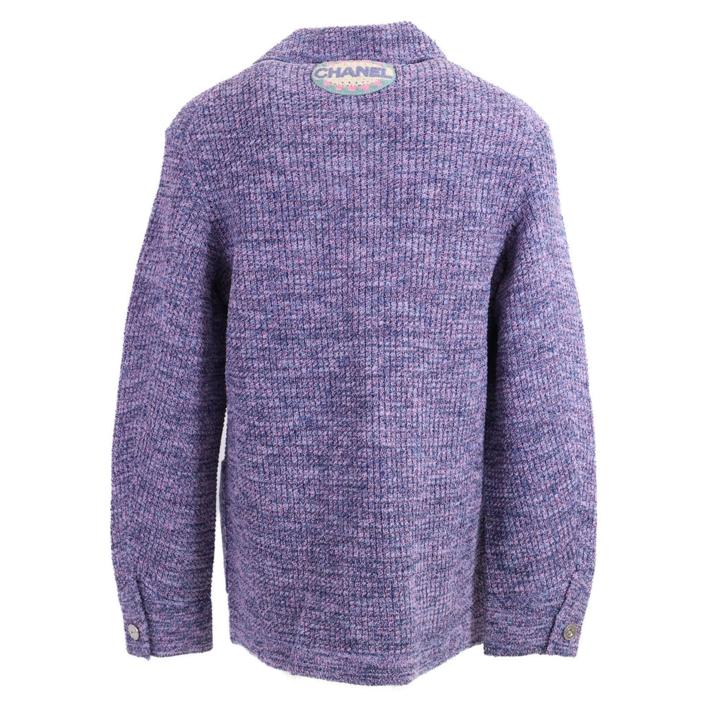 CHANEL 25AW CC Button Knit Jacket — Size 34