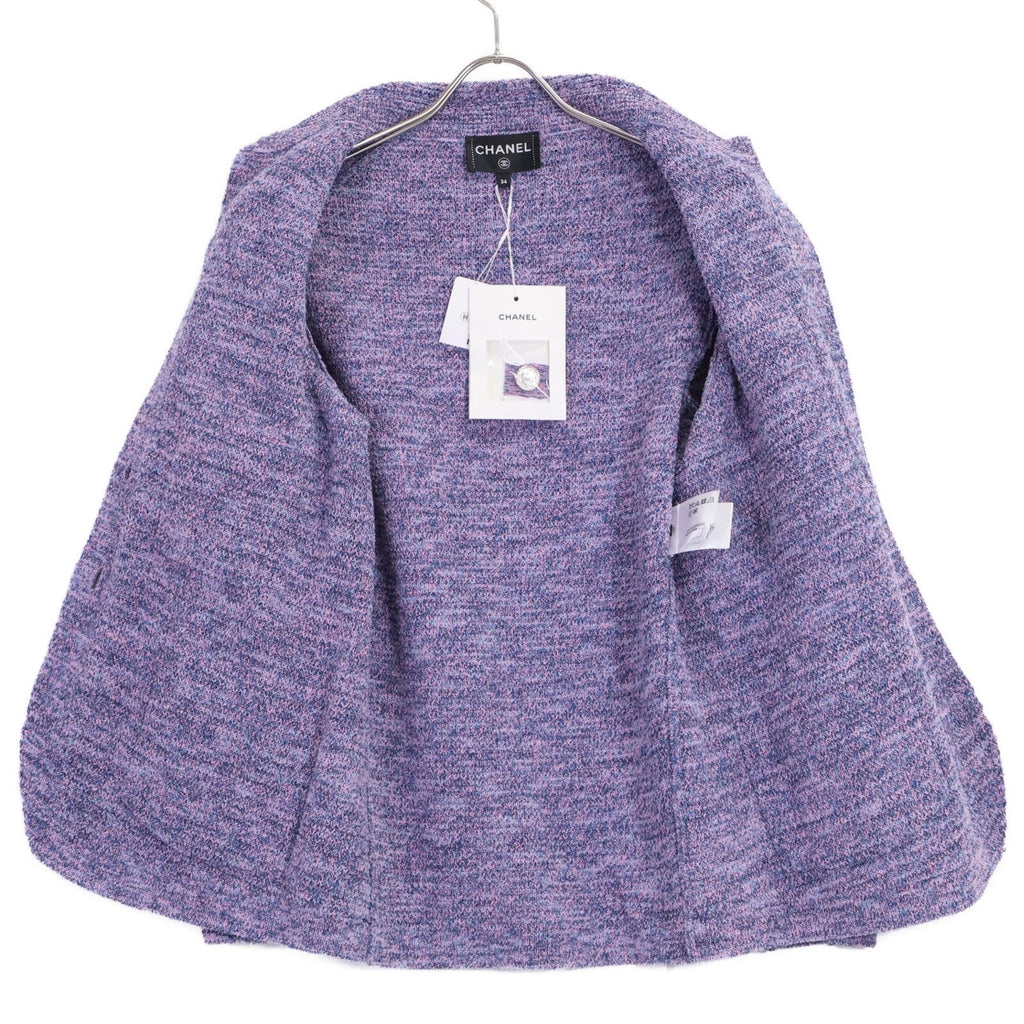 CHANEL 25AW CC Button Knit Jacket — Size 34