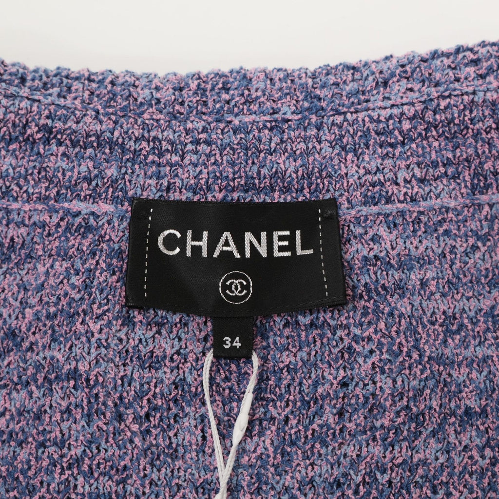 CHANEL 25AW CC Button Knit Jacket — Size 34