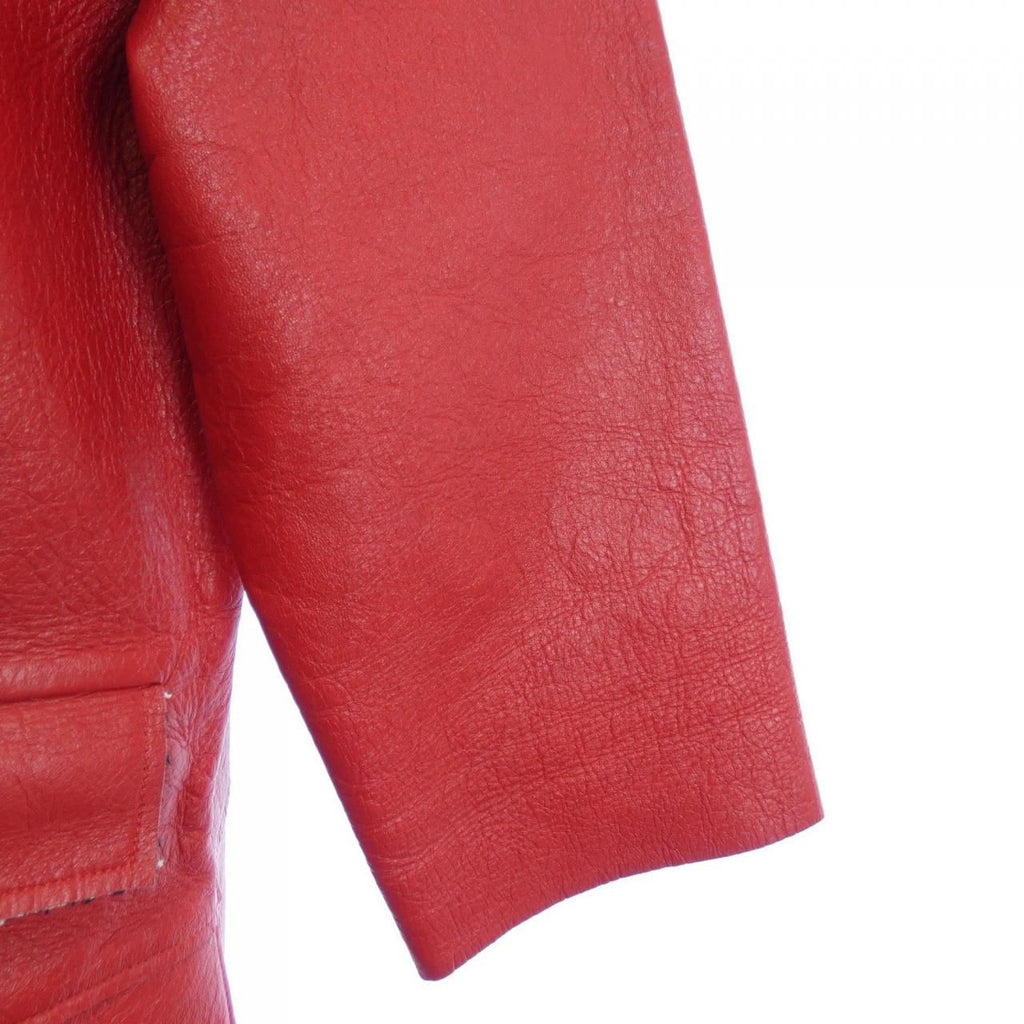CHANEL Leather Coat P45898C00209 Size 34