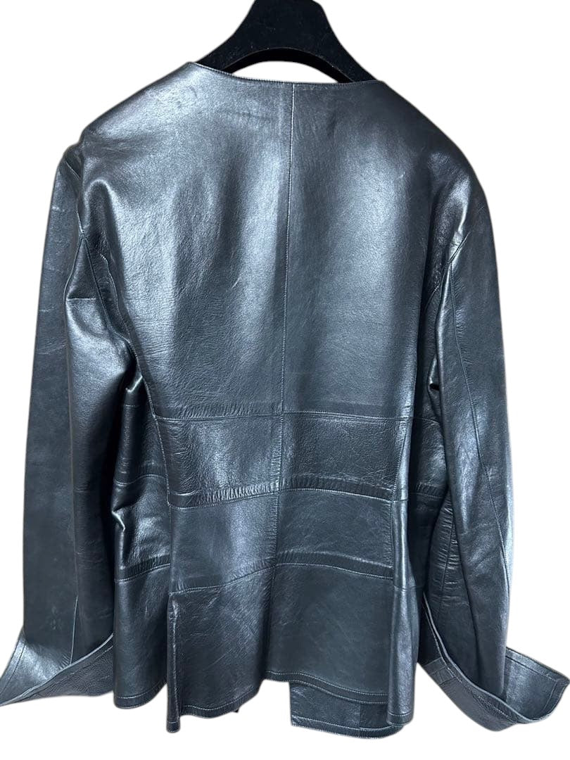 CHANEL Rare Lambskin Jacket Size 44