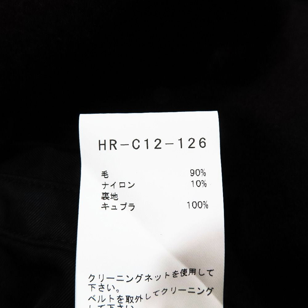 Yohji Yamamoto POUR HOMME 20AW Uchida Suzume Kanji All-Over Print Stand Collar Coat Size 3 Red