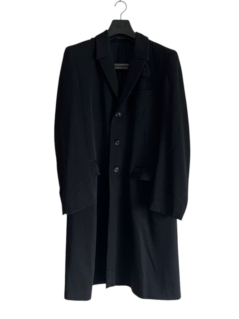 Yohji Yamamoto 20AW Smoking No. Jacket Coat with Back Logo Print