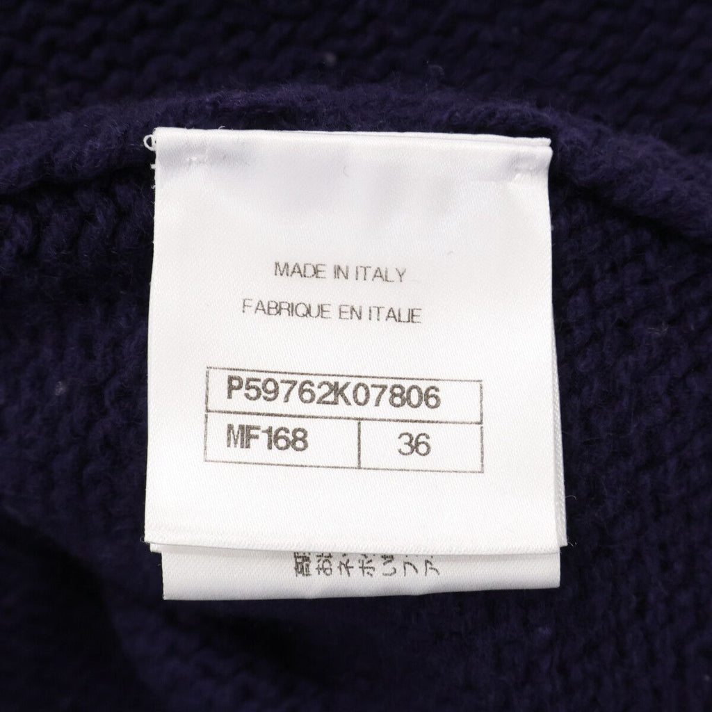 CHANEL COCO NEIGE Wool Knit Cardigan P59762 Size 36