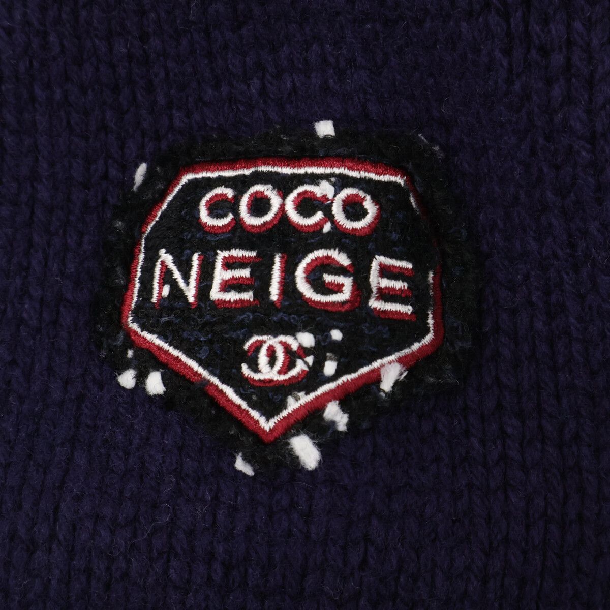 CHANEL COCO NEIGE Wool Knit Cardigan P59762 Size 36