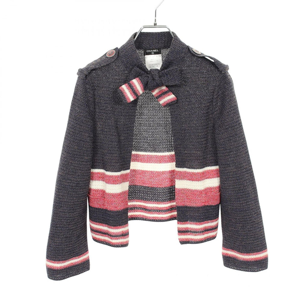 CHANEL Coco Mark Button Cardigan Size 36