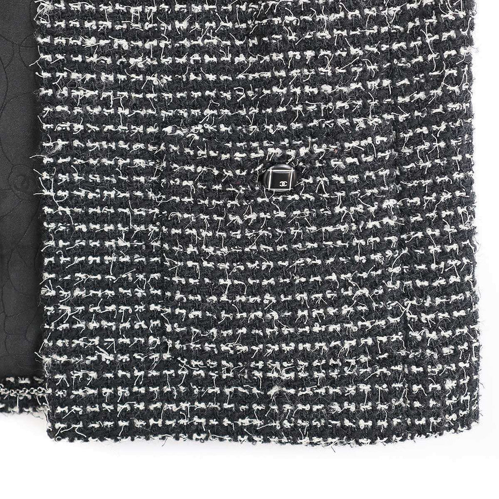 CHANEL 2003C ツイードジャケット ココボタン ブラック P20548V11528 サイズ 38