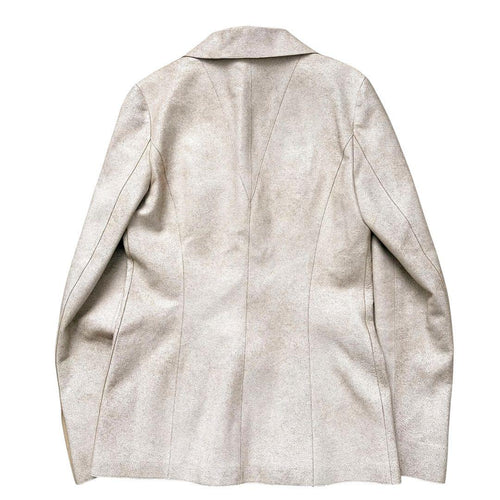 CHANEL 03P Lambskin Leather Jacket Coco Mark Gold Button