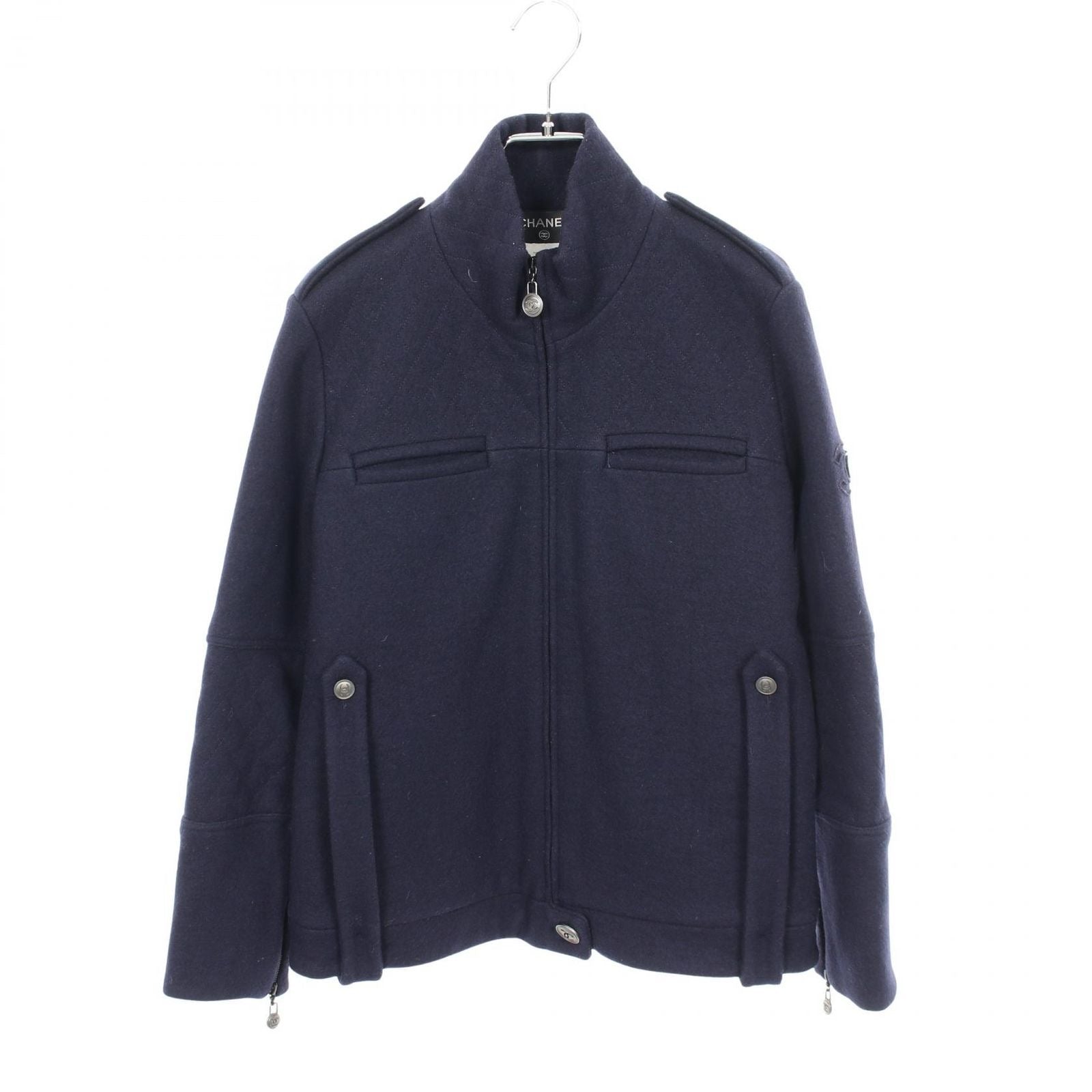CHANEL CC Logo Blouson Size 38