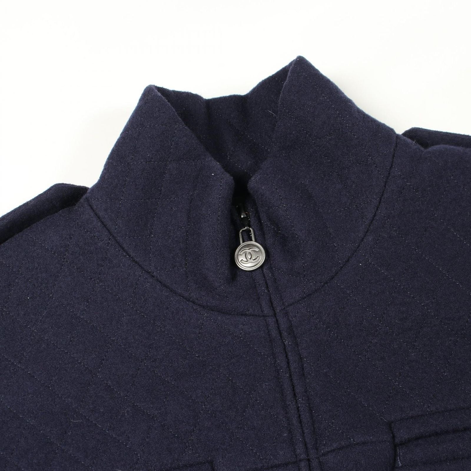 CHANEL CC Logo Blouson Size 38