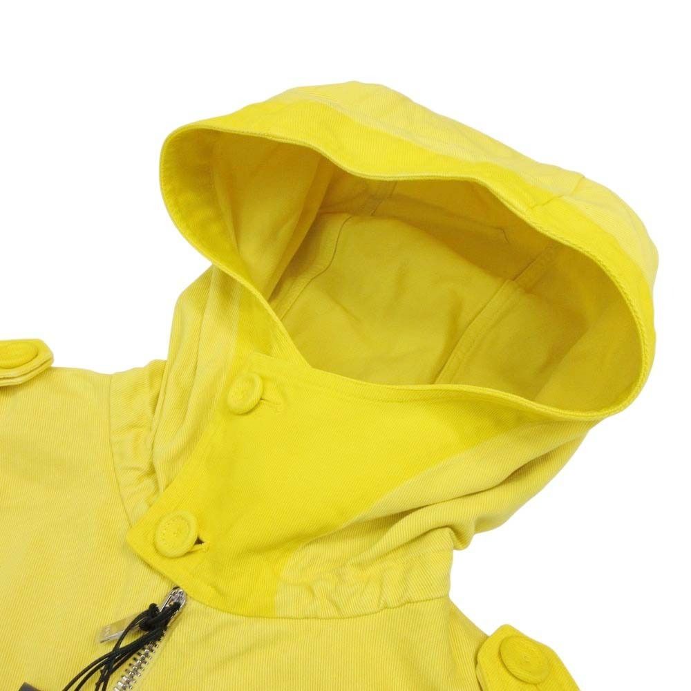 Dior Homme 21AW Peter Doig Oversized Hoodie Cotton Twill Jacket Blouson Size 50 Yellow