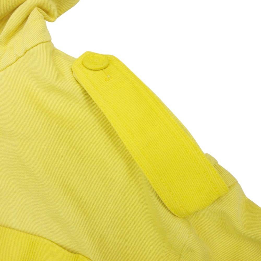 Dior Homme 21AW Peter Doig Oversized Hoodie Cotton Twill Jacket Blouson Size 50 Yellow