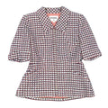 CHANEL Coco Mark Tweed Zip-Up Jacket P60834V46257 Size 38