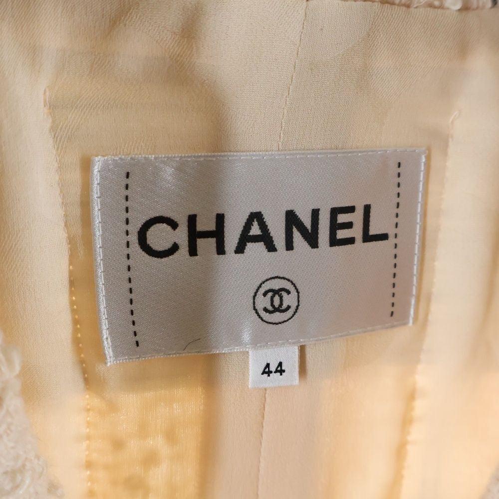 CHANEL 3B CCロゴボタン ツイードジャケット サイズ44