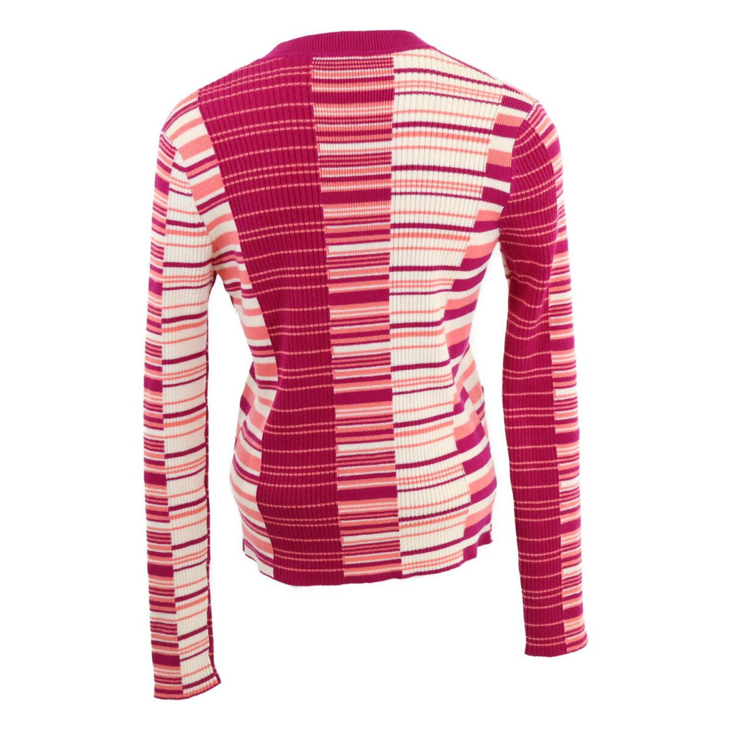 CHANEL Border Cashmere Blend Knit Cardigan P62210K47538 / Size 34