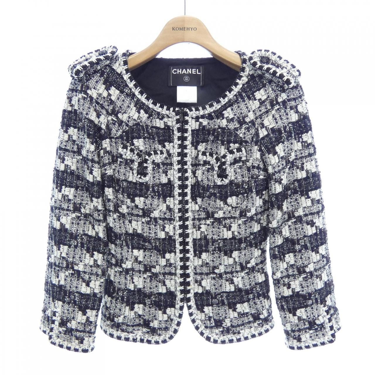 CHANEL 2006 06C Collarless Jacket Size 34 P27771V17033