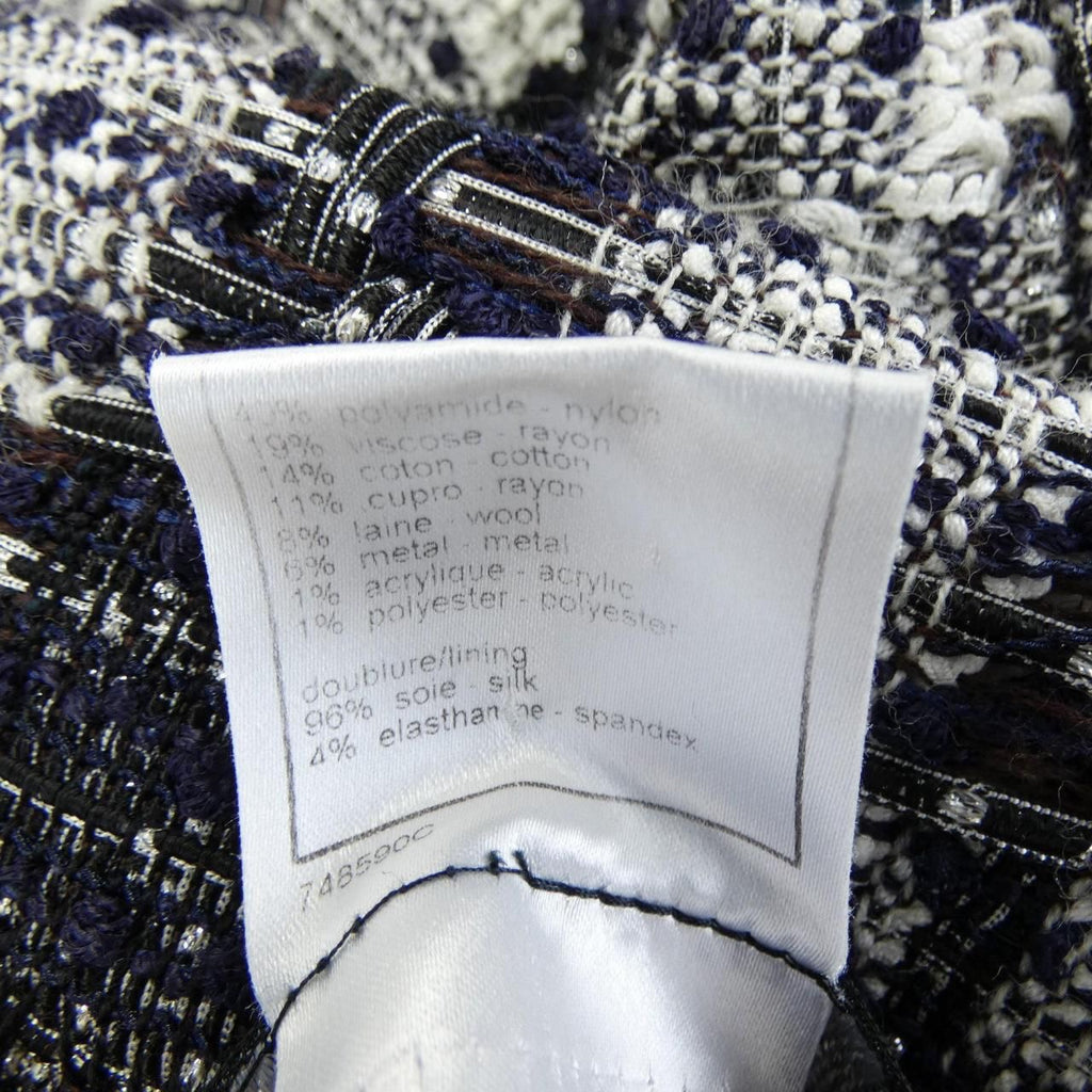 CHANEL 2006 06C Collarless Jacket Size 34 P27771V17033