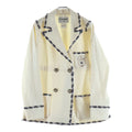 CHANEL Tweed Piping School Jacket / Size 42