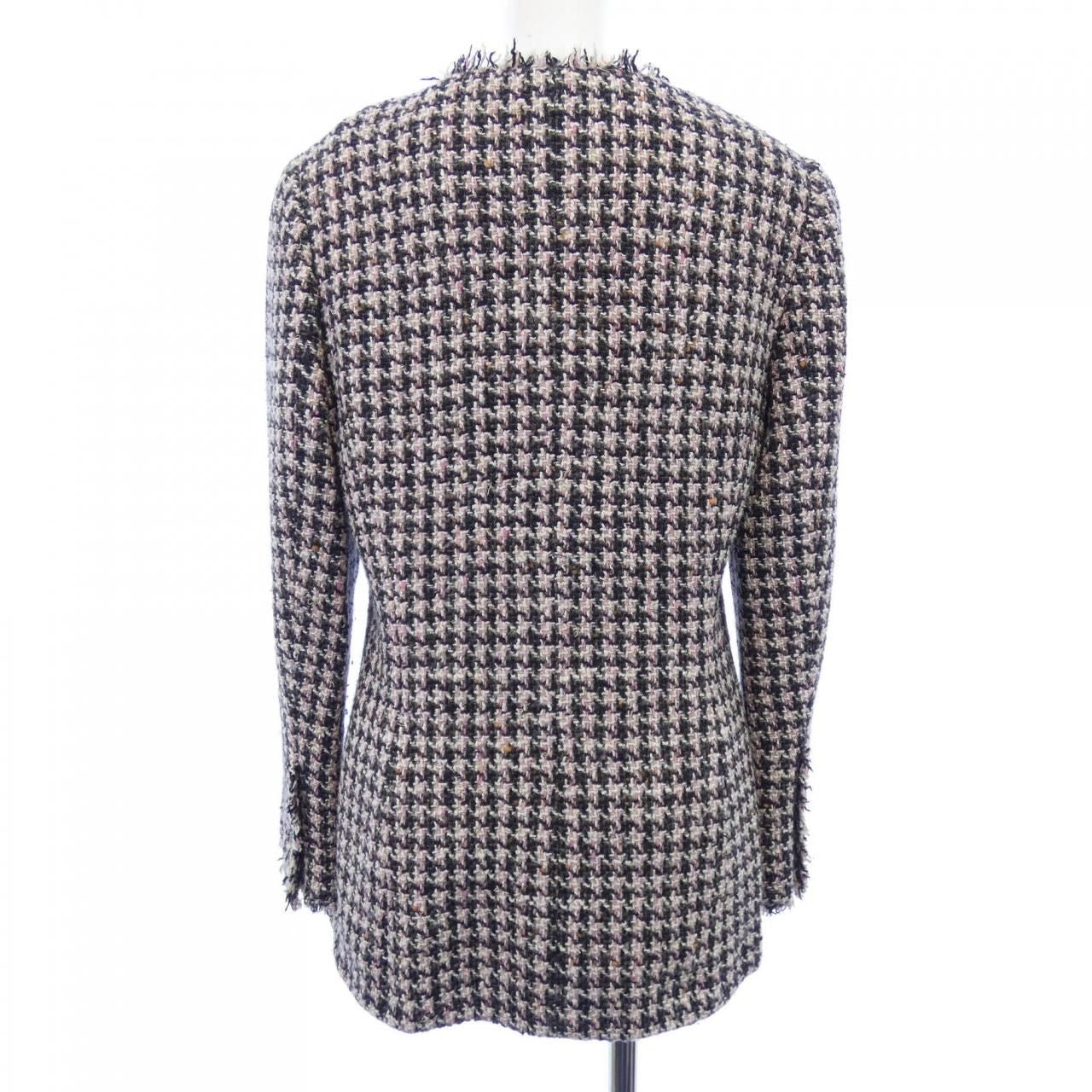 CHANEL 2008 08A Collarless Jacket Size 38 P33582V19719