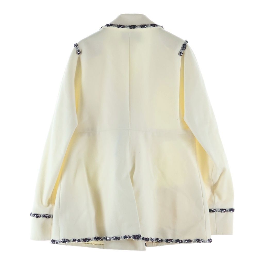 CHANEL Tweed Piping School Jacket / Size 42