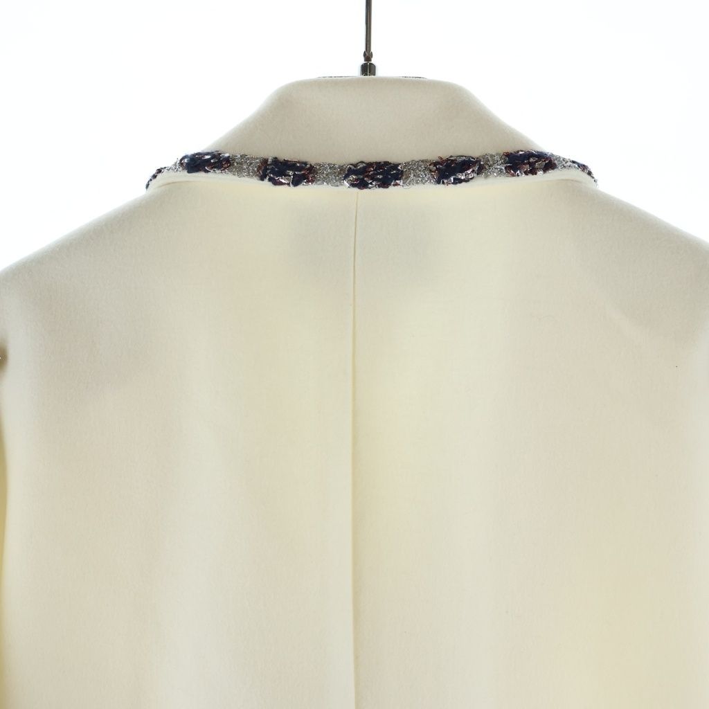 CHANEL Tweed Piping School Jacket / Size 42