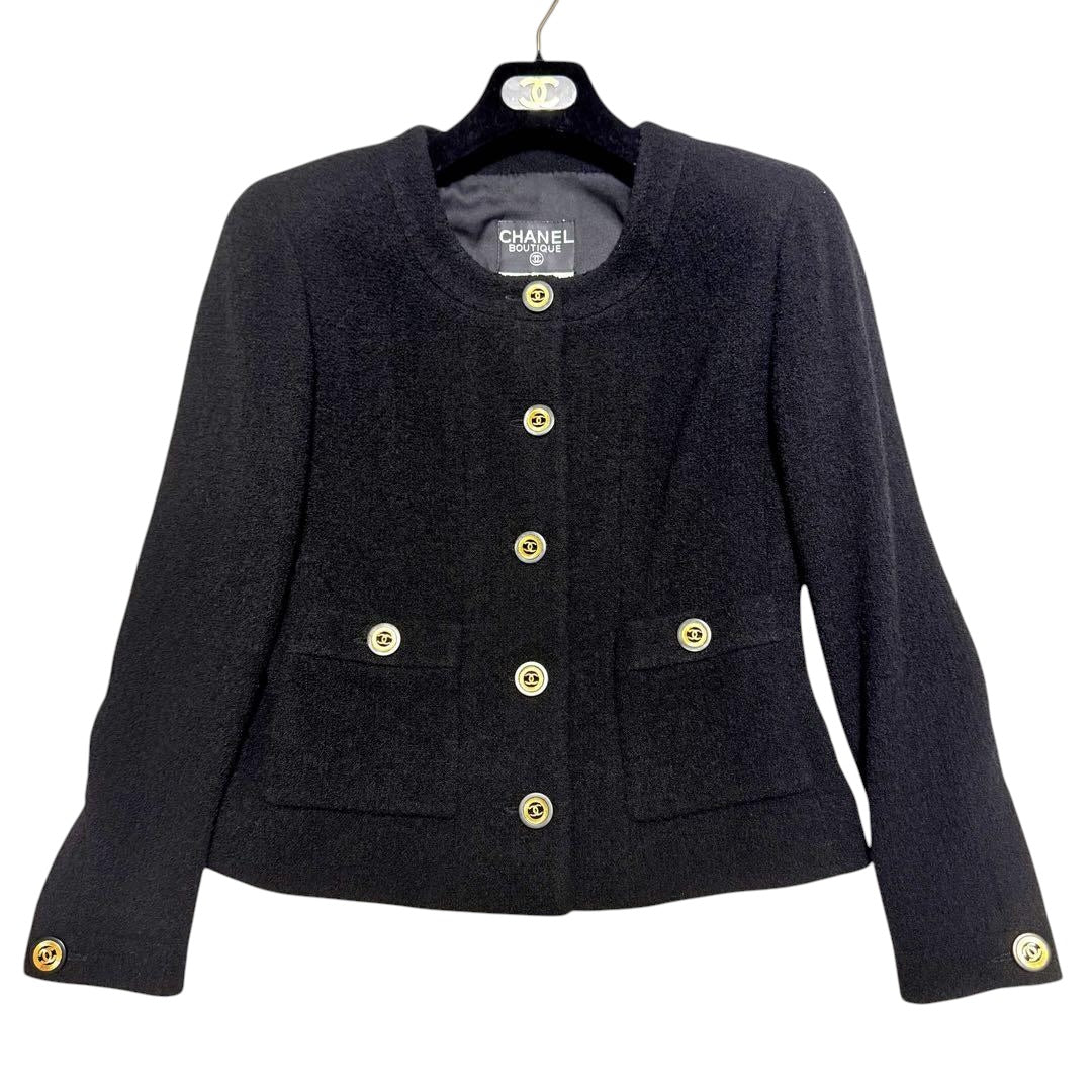 CHANEL Tweed Jacket & Skirt Set / Size 40