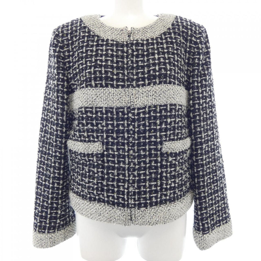 CHANEL Collarless Jacket Size 38