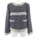 CHANEL Collarless Jacket Size 38