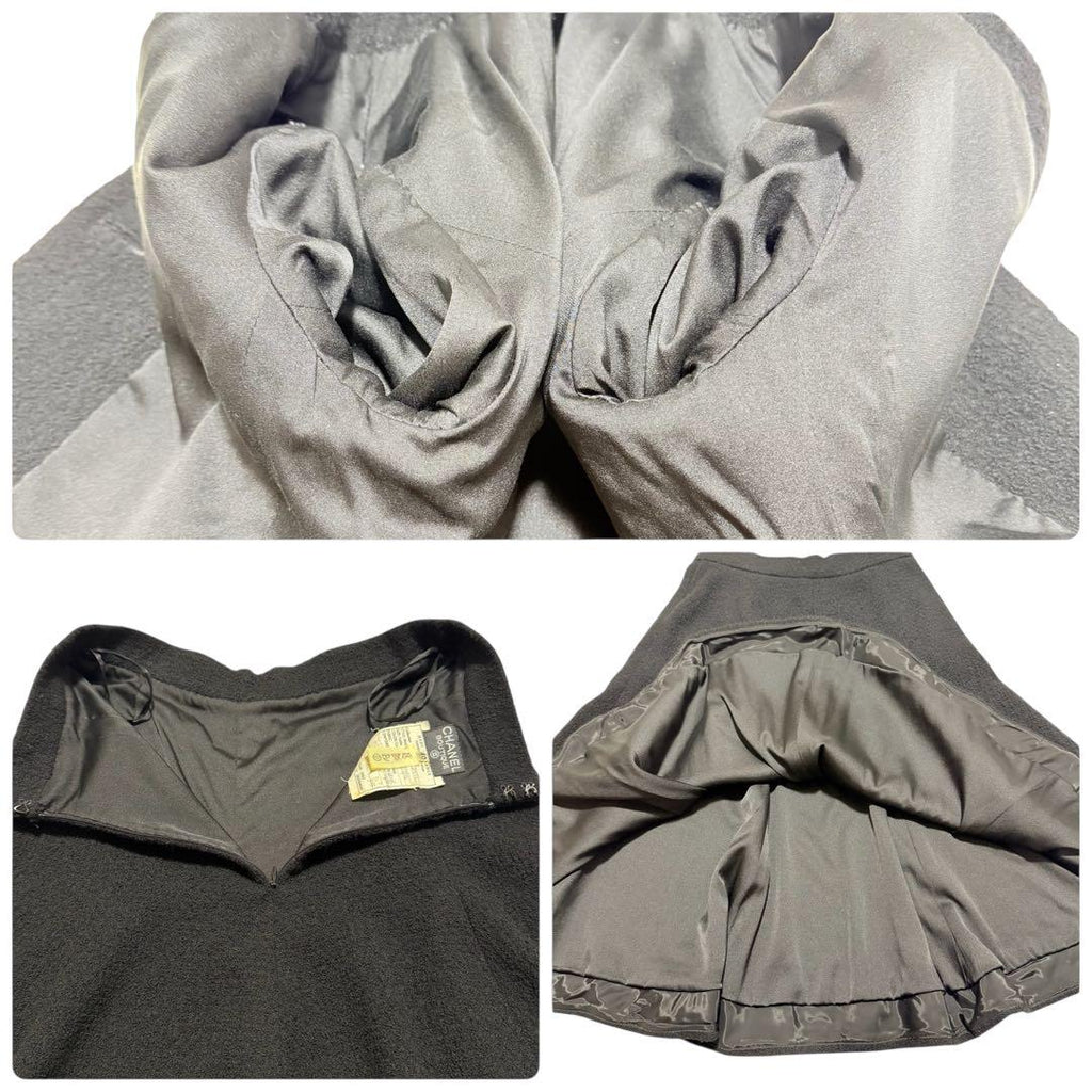CHANEL Tweed Jacket & Skirt Set / Size 40