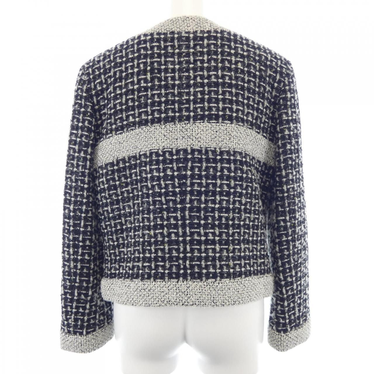 CHANEL Collarless Jacket Size 38