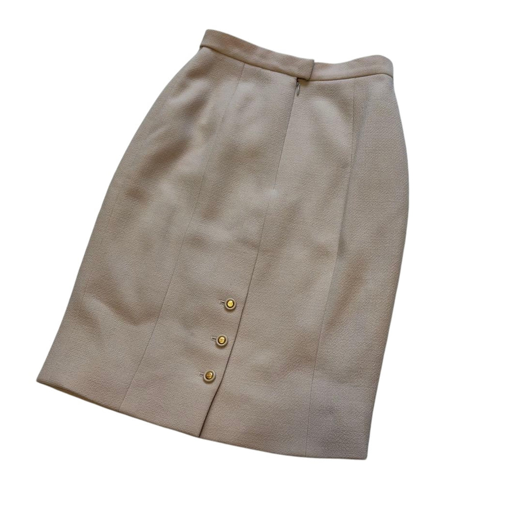 CHANEL 96A Setup Chain Coco Mark — Jacket & Skirt Set / Size 40