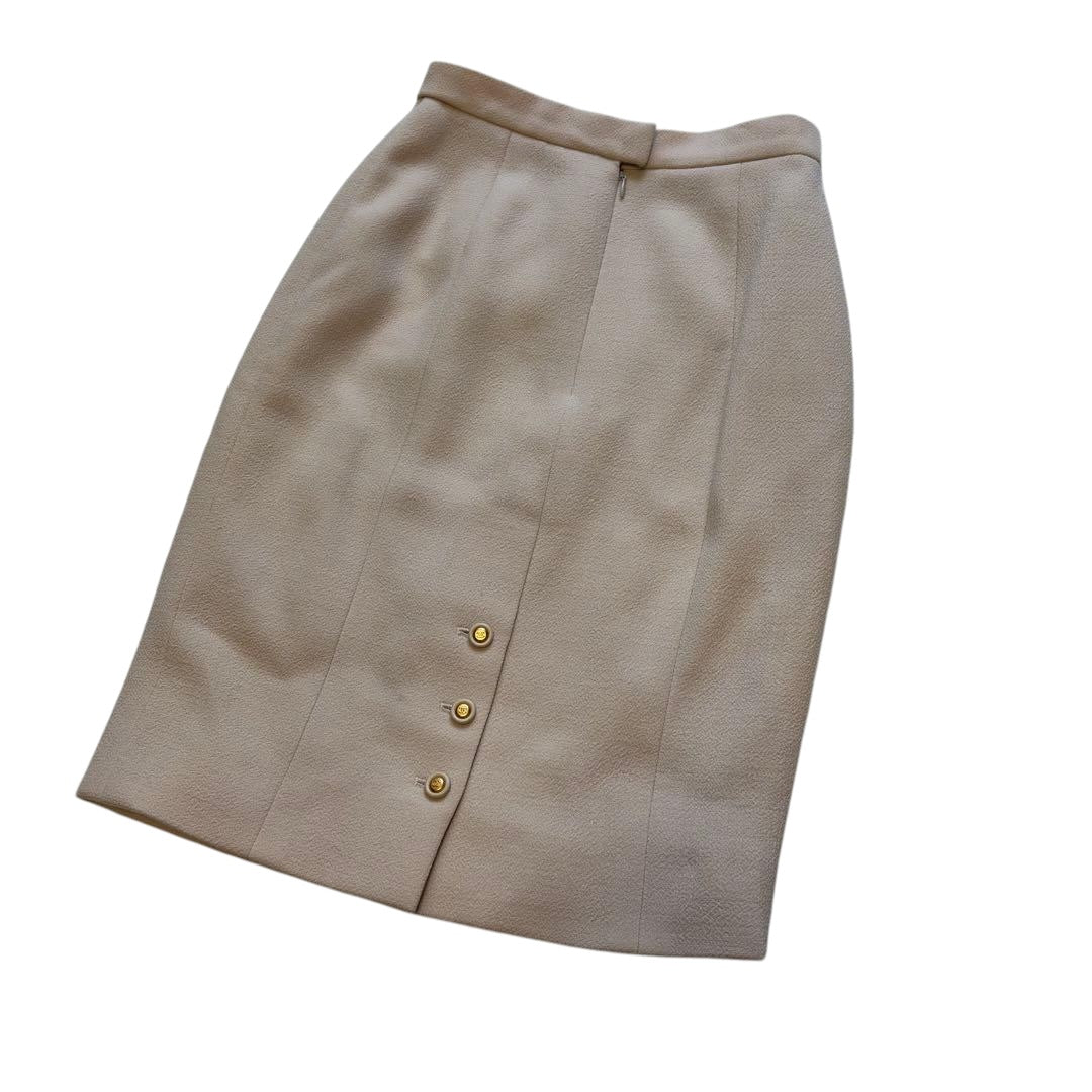 CHANEL 96A Setup Chain Coco Mark — Jacket & Skirt Set / Size 40