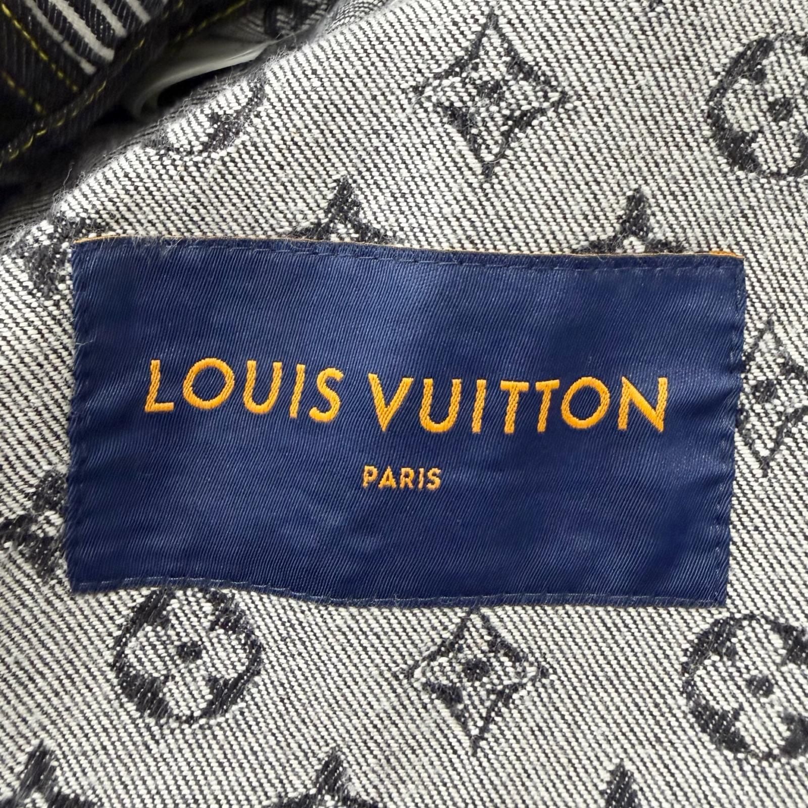 Louis Vuitton x Nigo 2022SS Monogram Denim Jacket Indigo Blue 44