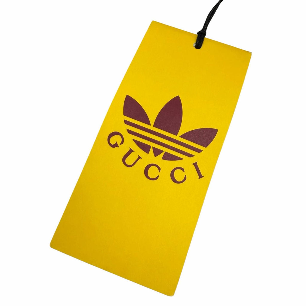 Gucci x Adidas Check Logo Gold Button Collarless Coat Khaki 48