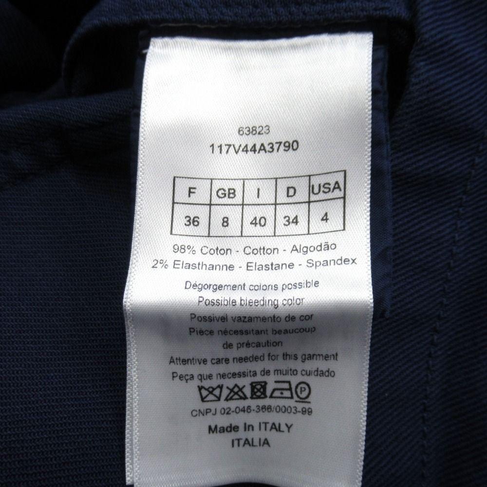 Christian Dior 21SS Dior Riviera Rainbow Tie-Dye Shirt Jacket Blouson Navy 36