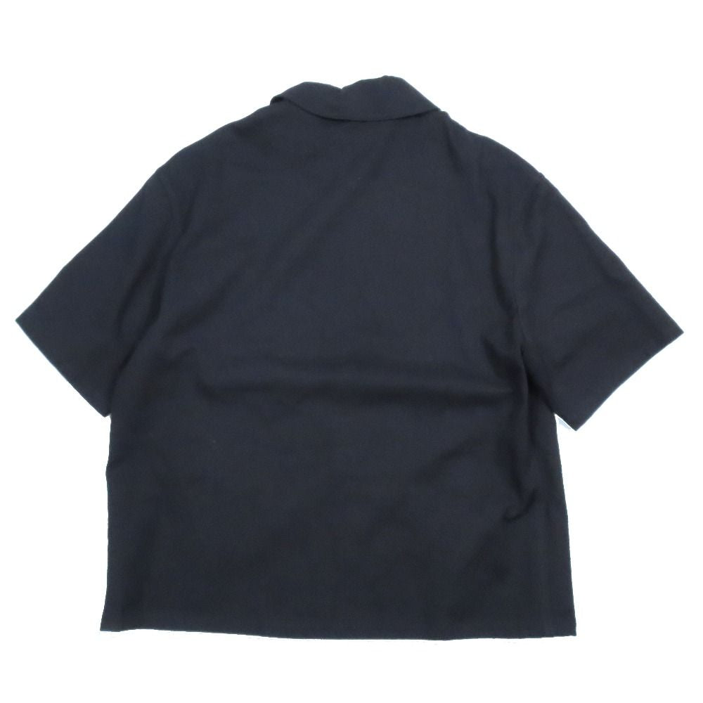 Christian Dior 22AW DIOR VIBE Zip-Up Short Sleeve Shirt Jacket Black 40