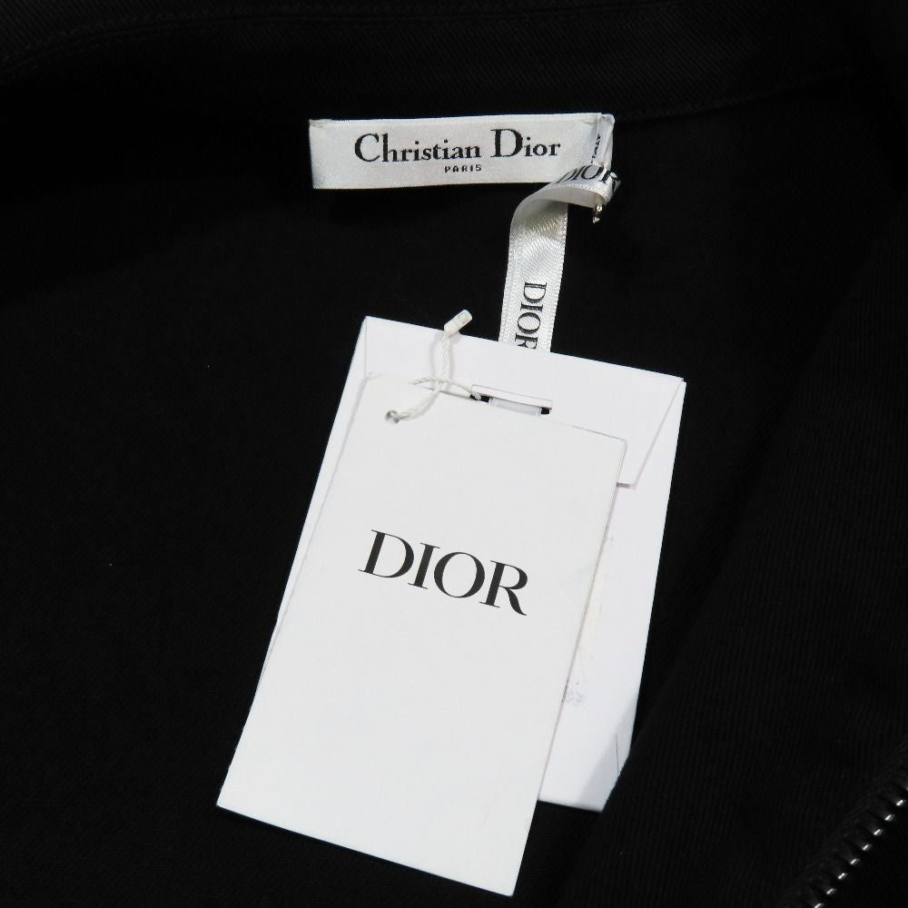 Christian Dior 22AW DIOR VIBE Zip-Up Short Sleeve Shirt Jacket Black 40