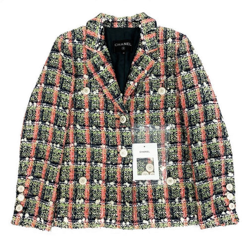 CHANEL 2020 Cruise P62793 Sequin Tweed 4-Pocket Jacket Size 34