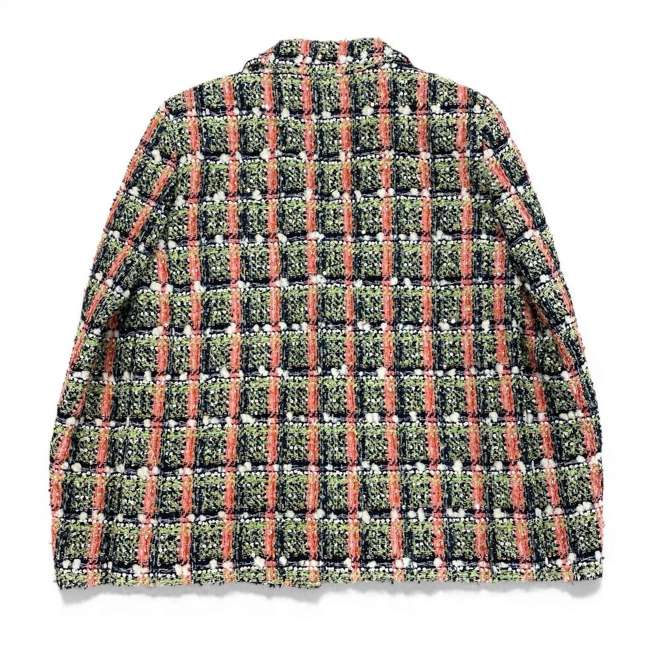CHANEL 2020 Cruise P62793 Sequin Tweed 4-Pocket Jacket Size 34